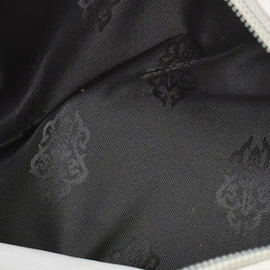 CHROME HEARTS クロムハーツ メガネケース ポーチ レザー ホワイト 良品 中古 65519