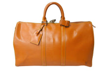 画像をギャラリービューアに読み込む, LOUIS VUITTON ルイ ヴィトン キーポル45 ボストンバッグ M42978 旅行バッグ エピレザー ジパングゴールド 美品 中古 65524