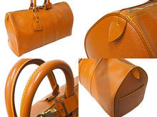 画像をギャラリービューアに読み込む, LOUIS VUITTON ルイ ヴィトン キーポル45 ボストンバッグ M42978 旅行バッグ エピレザー ジパングゴールド 美品 中古 65524