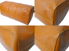 画像をギャラリービューアに読み込む, LOUIS VUITTON ルイ ヴィトン キーポル45 ボストンバッグ M42978 旅行バッグ エピレザー ジパングゴールド 美品 中古 65524