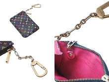 画像をギャラリービューアに読み込む, LouisVuitton ルイヴィトン ポシェットクレ コインケース M93735 PVCコーティングキャンバス マルチカラー 美品 中古 65525