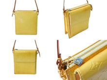 画像をギャラリービューアに読み込む, LOUIS VUITTON ルイ ヴィトン ヴェルニ モット ショルダーバッグ M91059 モノグラムヴェルニ エナメル イエロー 美品 中古 65530