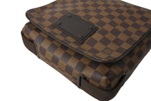 Load image into Gallery viewer, LOUIS VUITTON ルイ ヴィトン ブルックリンPM ショルダーバッグ N51210 ダミエ エベヌ キャンバス ブラウン 銅金具 美品 中古 65534