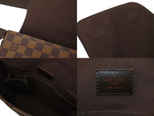 Load image into Gallery viewer, LOUIS VUITTON ルイ ヴィトン ブルックリンPM ショルダーバッグ N51210 ダミエ エベヌ キャンバス ブラウン 銅金具 美品 中古 65534