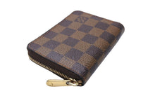画像をギャラリービューアに読み込む, LOUIS VUITTON ルイ ヴィトン ジッピー コイン パース コインケース N63070 ダミエ エベヌ キャンバス ブラウン 美品 中古 65545