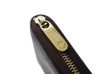 画像をギャラリービューアに読み込む, LOUIS VUITTON ルイ ヴィトン ジッピー コイン パース コインケース N63070 ダミエ エベヌ キャンバス ブラウン 美品 中古 65545