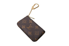 画像をギャラリービューアに読み込む, 新品同様 LOUIS VUITTON ルイヴィトン コインケース ポシェット クレ M62650 ブラウン ゴールド金具 中古 65546