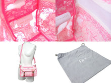 Load image into Gallery viewer, [USED/中古]Christian Dior クリスチャンディオール ショルダーバッグ ディオールキャンプ スモールバッグ ピンク ホワイト キャンバス M1241ORVJ ゴールド金具 Cランク 中古 65560