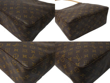 画像をギャラリービューアに読み込む, LouisVuitton ルイヴィトン ルーピングGM トートバッグ ハンドバッグ M51145 LM0032 PVC ヌメ革 ブラウン ゴールド 美品 中古 65561