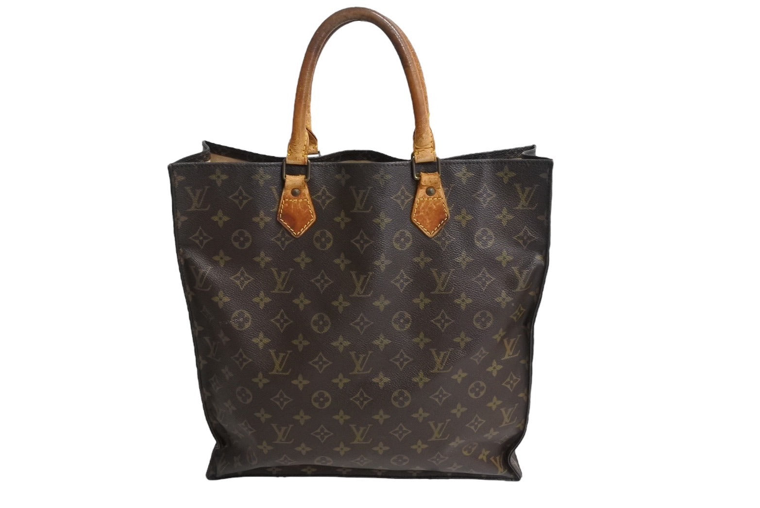 LOUIS VUITTON ルイヴィトン サックプラ ハンドバッグ M51140 モノグラム PVC レザー ブラウン ゴールド金具 良品 中古  65563 – Casanova Vintage