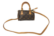 Load image into Gallery viewer, LOUIS VUITTON ルイ ヴィトン ミニスピーディ ハンドバッグ モノグラム M41534 PVC ブラウン ゴールド金具 美品 中古 65565