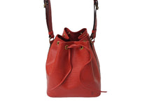 Load image into Gallery viewer, LOUIS VUITTON ルイヴィトン エピ ノエ 巾着ショルダーバッグ M44007 カスティリアンレッド レザー ゴールド金具 良品 中古 65566