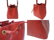Load image into Gallery viewer, LOUIS VUITTON ルイヴィトン エピ ノエ 巾着ショルダーバッグ M44007 カスティリアンレッド レザー ゴールド金具 良品 中古 65566