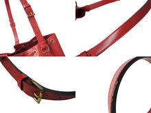 Load image into Gallery viewer, LOUIS VUITTON ルイヴィトン エピ ノエ 巾着ショルダーバッグ M44007 カスティリアンレッド レザー ゴールド金具 良品 中古 65566