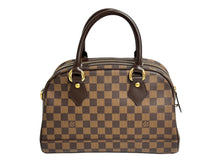 Load image into Gallery viewer, 極美品 LOUIS VUITTON ルイヴィトン ドゥオモ N60008 ハンドバッグ ダミエキャンバス ゴールド金具 ブラウン 中古 65570