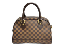 Load image into Gallery viewer, 極美品 LOUIS VUITTON ルイヴィトン ドゥオモ N60008 ハンドバッグ ダミエキャンバス ゴールド金具 ブラウン 中古 65570