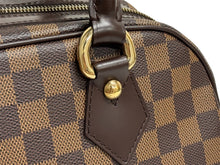 Load image into Gallery viewer, 極美品 LOUIS VUITTON ルイヴィトン ドゥオモ N60008 ハンドバッグ ダミエキャンバス ゴールド金具 ブラウン 中古 65570