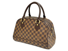 Load image into Gallery viewer, 極美品 LOUIS VUITTON ルイヴィトン ドゥオモ N60008 ハンドバッグ ダミエキャンバス ゴールド金具 ブラウン 中古 65570