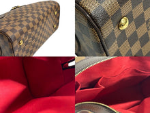 Load image into Gallery viewer, 極美品 LOUIS VUITTON ルイヴィトン ドゥオモ N60008 ハンドバッグ ダミエキャンバス ゴールド金具 ブラウン 中古 65570