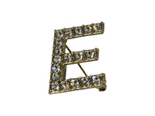 Load image into Gallery viewer, 新品同様 CHANEL シャネル ロゴ ブローチ アルファベット6個セット ラインストーン AB1368 アクセサリー ゴールド金具 中古 65572