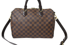 Load image into Gallery viewer, LOUIS VUITTON ルイヴィトン スピーディ バンドリエール30 N41367 ダミエ エベヌ ブラウン ショルダー 2WAY ゴールド金具 美品 中古 65576