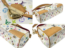 画像をギャラリービューアに読み込む, LOUIS VUITTON ルイヴィトン ビバリーMM ワンショルダーバッグ M40203 モノグラムマルチカラー ホワイト ゴールド金具 美品 中古 65577