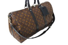 Load image into Gallery viewer, 新品同様 LOUIS VUITTON ルイヴィトン キーポル バンドリエール45 ボストンバッグ M56711 モノグラムマカサー ブラウン 中古 65581