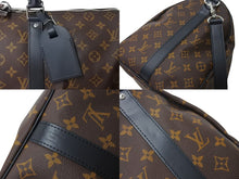 Load image into Gallery viewer, 新品同様 LOUIS VUITTON ルイヴィトン キーポル バンドリエール45 ボストンバッグ M56711 モノグラムマカサー ブラウン 中古 65581