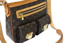 Load image into Gallery viewer, LOUIS VUITTON ルイヴィトン モノグラム ハドソンGM ショルダーバッグ M40045 ブラウン ロゴ 斜め掛け 良品 中古 65611