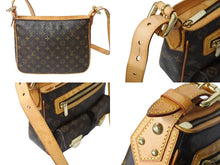 Load image into Gallery viewer, LOUIS VUITTON ルイヴィトン モノグラム ハドソンGM ショルダーバッグ M40045 ブラウン ロゴ 斜め掛け 良品 中古 65611