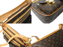 Load image into Gallery viewer, LOUIS VUITTON ルイヴィトン モノグラム ハドソンGM ショルダーバッグ M40045 ブラウン ロゴ 斜め掛け 良品 中古 65611