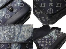 Load image into Gallery viewer, 極美品 LouisVuitton ルイヴィトン メッセンジャーPM ライオン モノグラム サバンナ ショルダーバッグ M54248 ネイビー 中古 65615