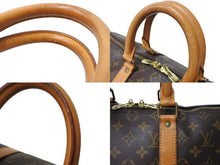 画像をギャラリービューアに読み込む, LOUIS VUITTON ルイヴィトン ボストンバッグ キーポル45 ブラウン コーティングキャンバス M41414 美品 中古 65621