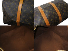 画像をギャラリービューアに読み込む, LOUIS VUITTON ルイヴィトン ボストンバッグ キーポル45 ブラウン コーティングキャンバス M41414 美品 中古 65621