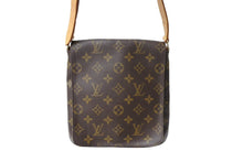 Load image into Gallery viewer, LOUIS VUITTON ルイヴィトン モノグラム ミュゼットサルサ ショルダーバッグ M51258 ブラウン PVC ヌメ革 ゴールド金具 美品 中古 65623