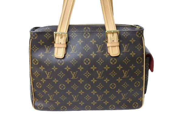 極美品 LOUIS VUITTON ルイヴィトン ミュルティプリ シテ ハンドバッグ M51162 モノグラム PVC レザー ゴールド金具 中古 65625