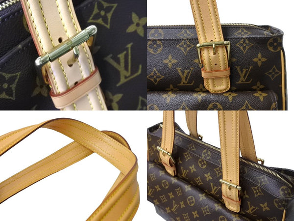 極美品 LOUIS VUITTON ルイヴィトン ミュルティプリ シテ ハンドバッグ M51162 モノグラム PVC レザー ゴールド金具 中古 65625