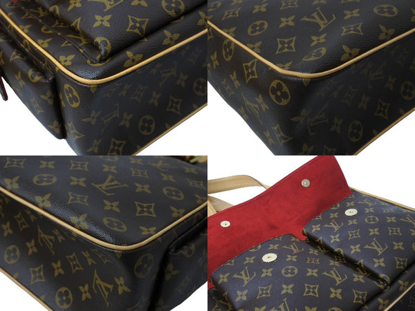 極美品 LOUIS VUITTON ルイヴィトン ミュルティプリ シテ ハンドバッグ M51162 モノグラム PVC レザー ゴールド金具 中古 65625