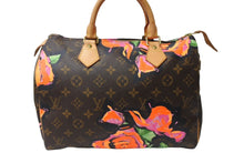 画像をギャラリービューアに読み込む, LouisVuitton ルイヴィトン スピーディ30 モノグラムローズ ボストンバッグ M48610 モノグラムローズキャンバス 美品 中古 65630