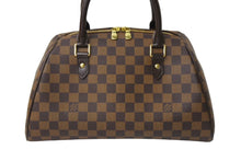 Load image into Gallery viewer, 極美品 LOUIS VUITTON ルイヴィトン リベラMM ハンドバッグ N41434 ダミエ キャンバス レザー ゴールド金具 中古 65634