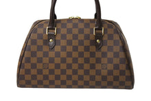 Load image into Gallery viewer, 極美品 LOUIS VUITTON ルイヴィトン リベラMM ハンドバッグ N41434 ダミエ キャンバス レザー ゴールド金具 中古 65634