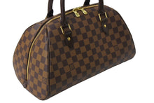 Load image into Gallery viewer, 極美品 LOUIS VUITTON ルイヴィトン リベラMM ハンドバッグ N41434 ダミエ キャンバス レザー ゴールド金具 中古 65634