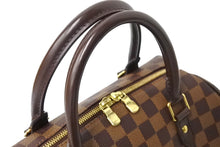 Load image into Gallery viewer, 極美品 LOUIS VUITTON ルイヴィトン リベラMM ハンドバッグ N41434 ダミエ キャンバス レザー ゴールド金具 中古 65634