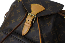 Load image into Gallery viewer, LOUIS VUITTON ルイヴィトン モンスリMM バックパック リュック M51136 モノグラム ブラウン ゴールド金具 良品 中古 65637