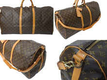 Load image into Gallery viewer, LOUIS VUITTON ルイヴィトン キーポルバンドリエール60 ボストンバッグ M41412 ゴールド金具 ブラウン 美品 中古 65640