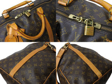 Load image into Gallery viewer, LOUIS VUITTON ルイヴィトン キーポルバンドリエール60 ボストンバッグ M41412 ゴールド金具 ブラウン 美品 中古 65640