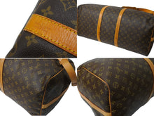 Load image into Gallery viewer, LOUIS VUITTON ルイヴィトン キーポルバンドリエール60 ボストンバッグ M41412 ゴールド金具 ブラウン 美品 中古 65640