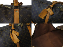 Load image into Gallery viewer, LOUIS VUITTON ルイヴィトン キーポルバンドリエール60 ボストンバッグ M41412 ゴールド金具 ブラウン 美品 中古 65640