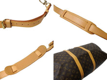 画像をギャラリービューアに読み込む, LOUIS VUITTON ルイヴィトン キーポル バンドリエール55 M41414 モノグラム PVC レザー ブラウン ゴールド金具 美品 中古 65641
