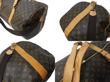 Load image into Gallery viewer, LOUIS VUITTON ルイヴィトン ボストンバッグ サックポロション 2WAY M41222 ゴールド金具 ブラウン 美品 中古 65644